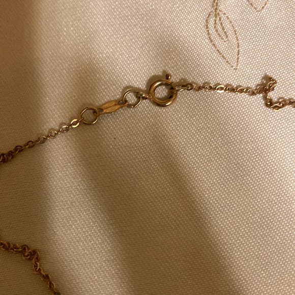 Sarah Coventry Star Fish Pendant with Pink Rhinestone and adjustable chain - Picture 5 of 5